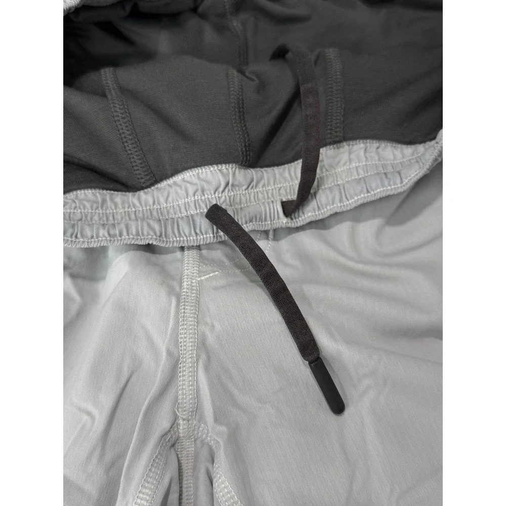 lululemon athletica Men’s Light Gray Athletic Shorts
